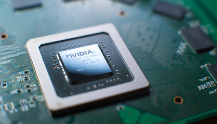 Record fiscal-year revenue for Nvidia